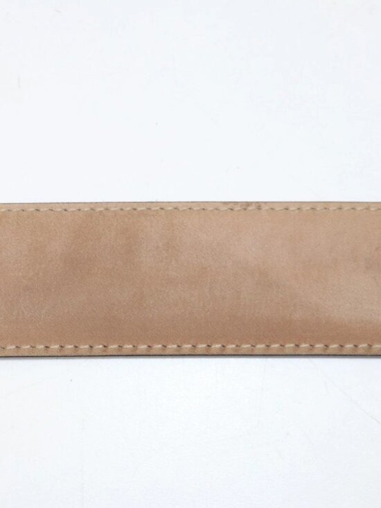 Gucci Interlocking Gold GG Belt 370543 Size 36 - Black/Brown women main image 9